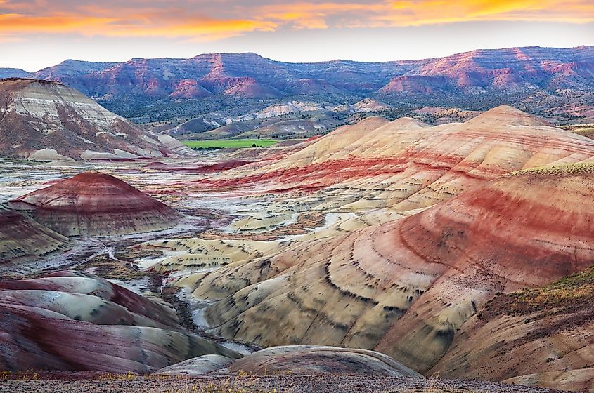 Painted Hills at John Day Fossil Beds National Monument in Oregon.