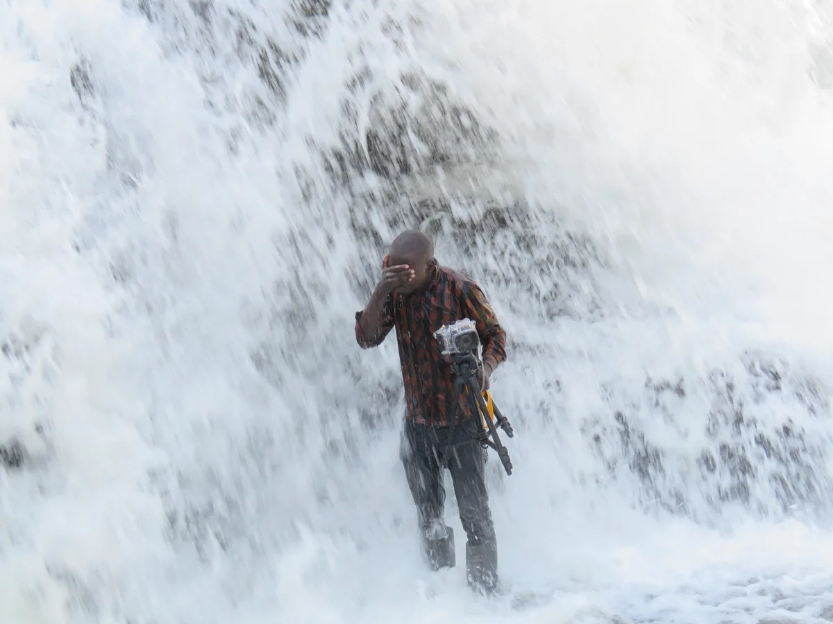Pacific Kiwele M. at Lubilombo Falls.