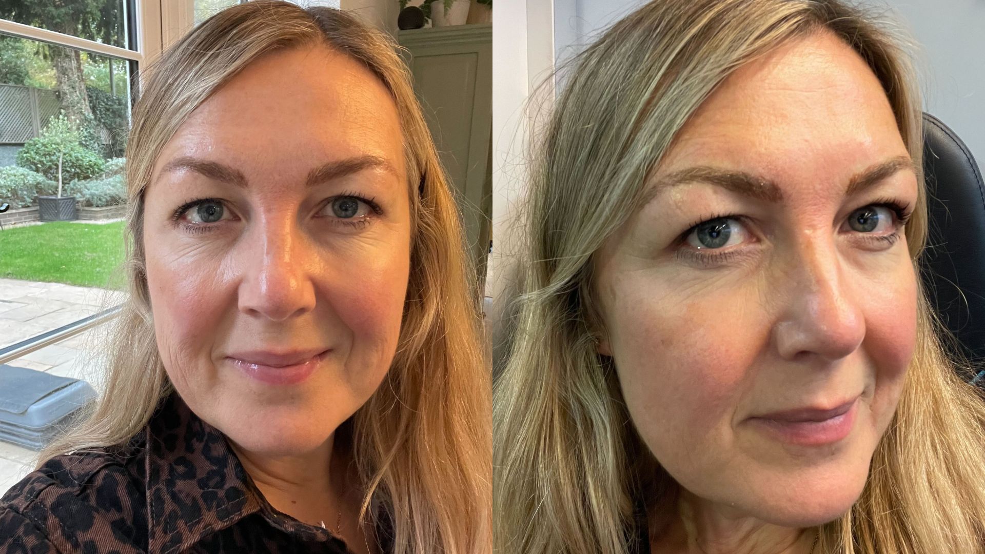 Photo of Sarah Cooper White after microblading treatment